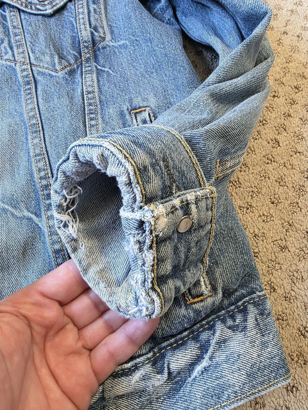 Vintage Levi Strauss & Co 72334 Denim Jean Jacket
